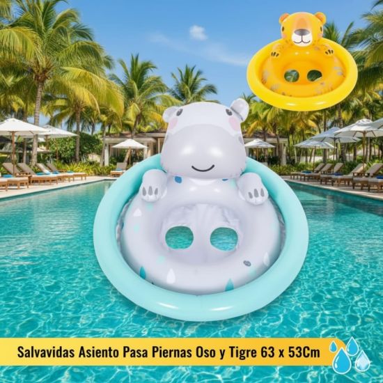 Imagen de Inflable Tigre/Hipopótamo