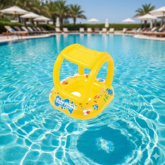 Imagen de Inflable con techo y pasapiecitos